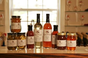 Seven Spring's Farm & Winery's specialty food items.